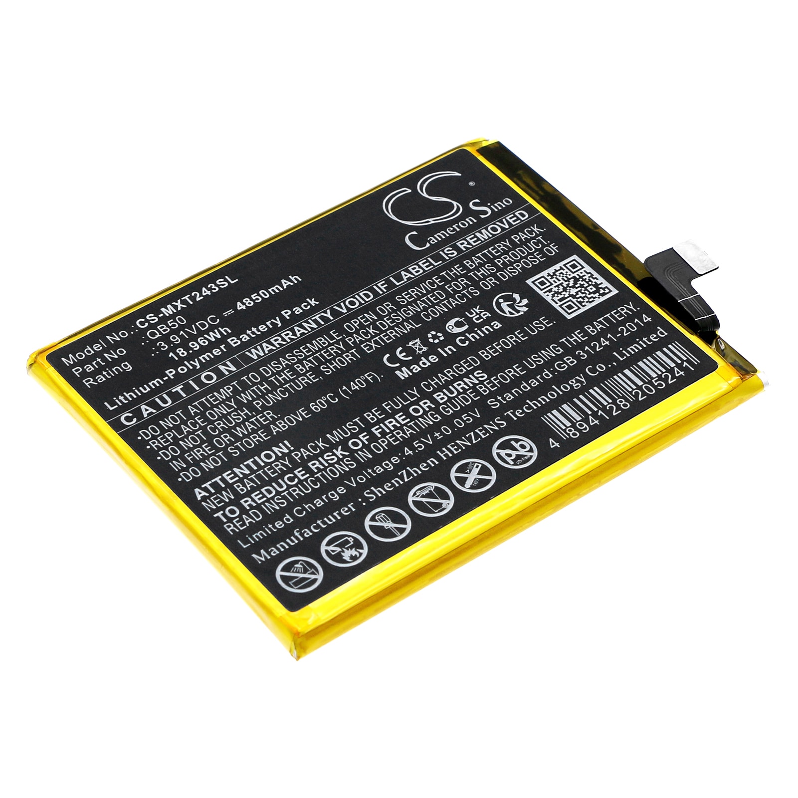 Batteri for SmartPhone, Mobil for Motorola XT2347, Moto G84 5G