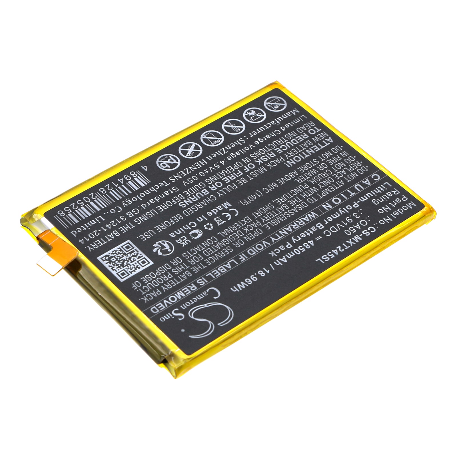 Batteri for SmartPhone, Mobil for Motorola XT2425-1, Moto G24 Power 4G, XT2425-2 og andre.