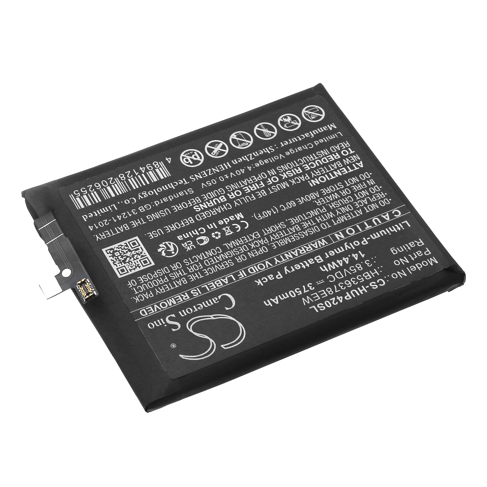 Batteri for smarttelefon, mobil for Huawei P40 Pro, ELS-N09, ELS-NX9