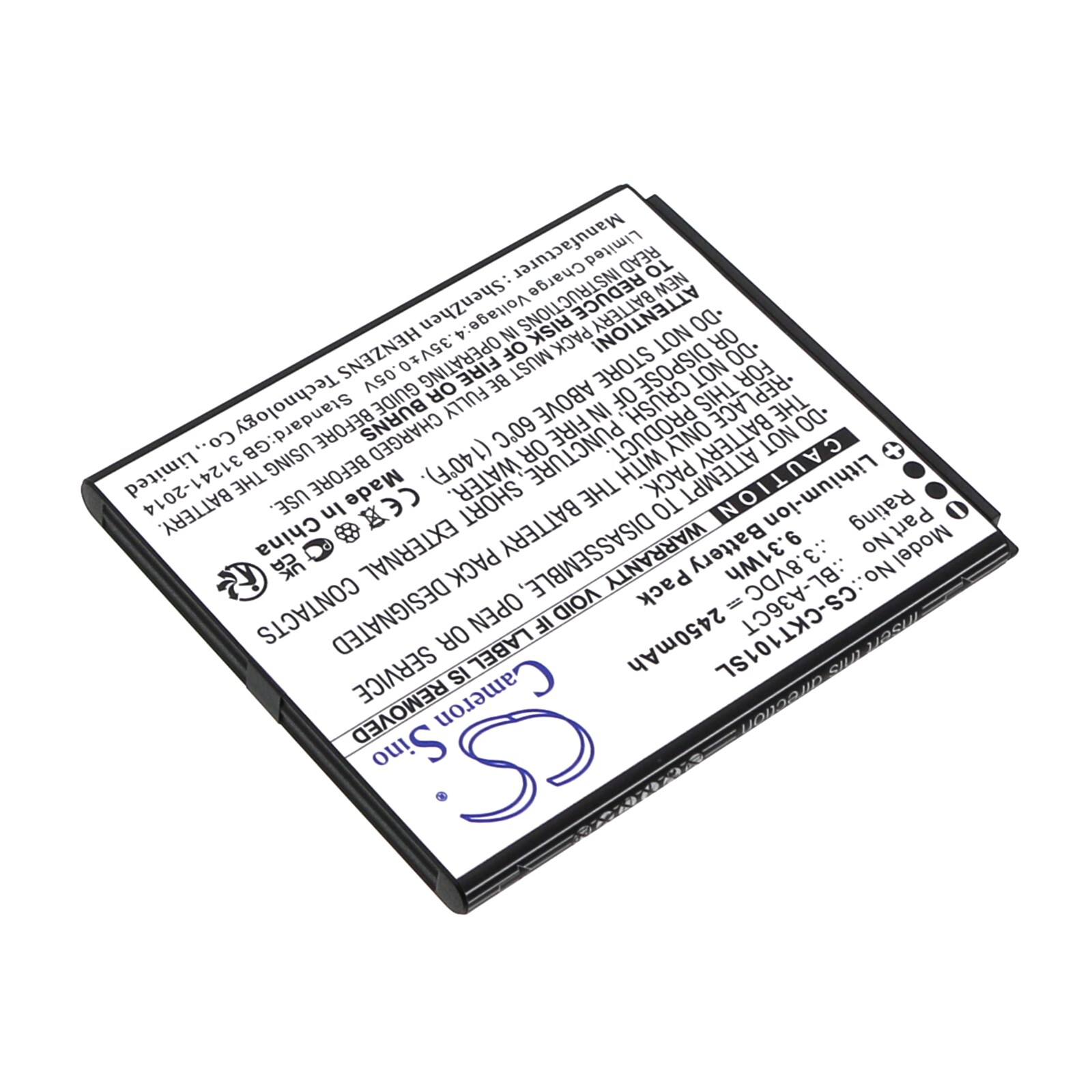Batteri for SmartPhone, Mobil for Cricket Debut Smart, SL101AE