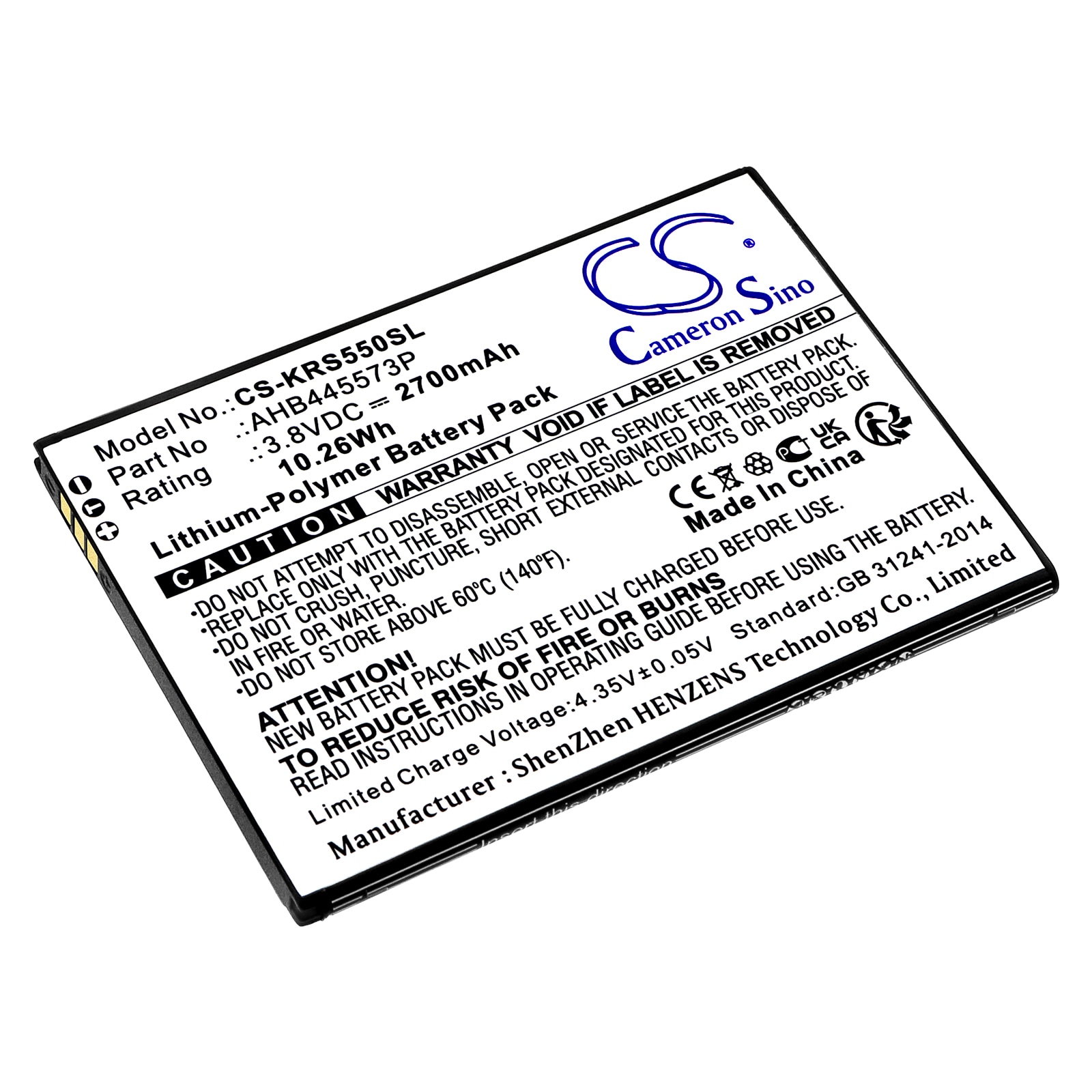 Batteri for SmartPhone, Mobil for Konrow EASY K55, Sweet 55