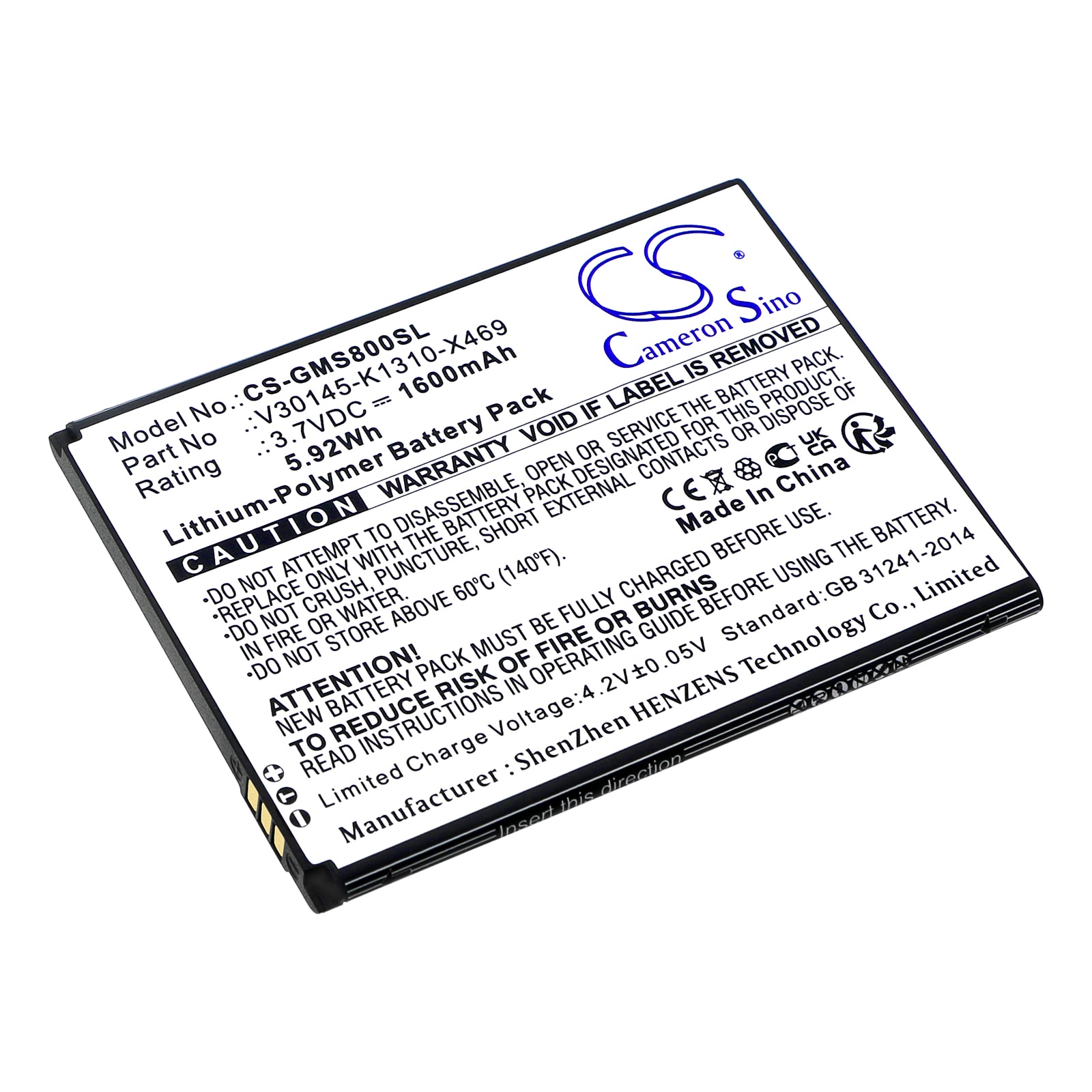Batteri for SmartPhone, Mobil for Gigaset GS80