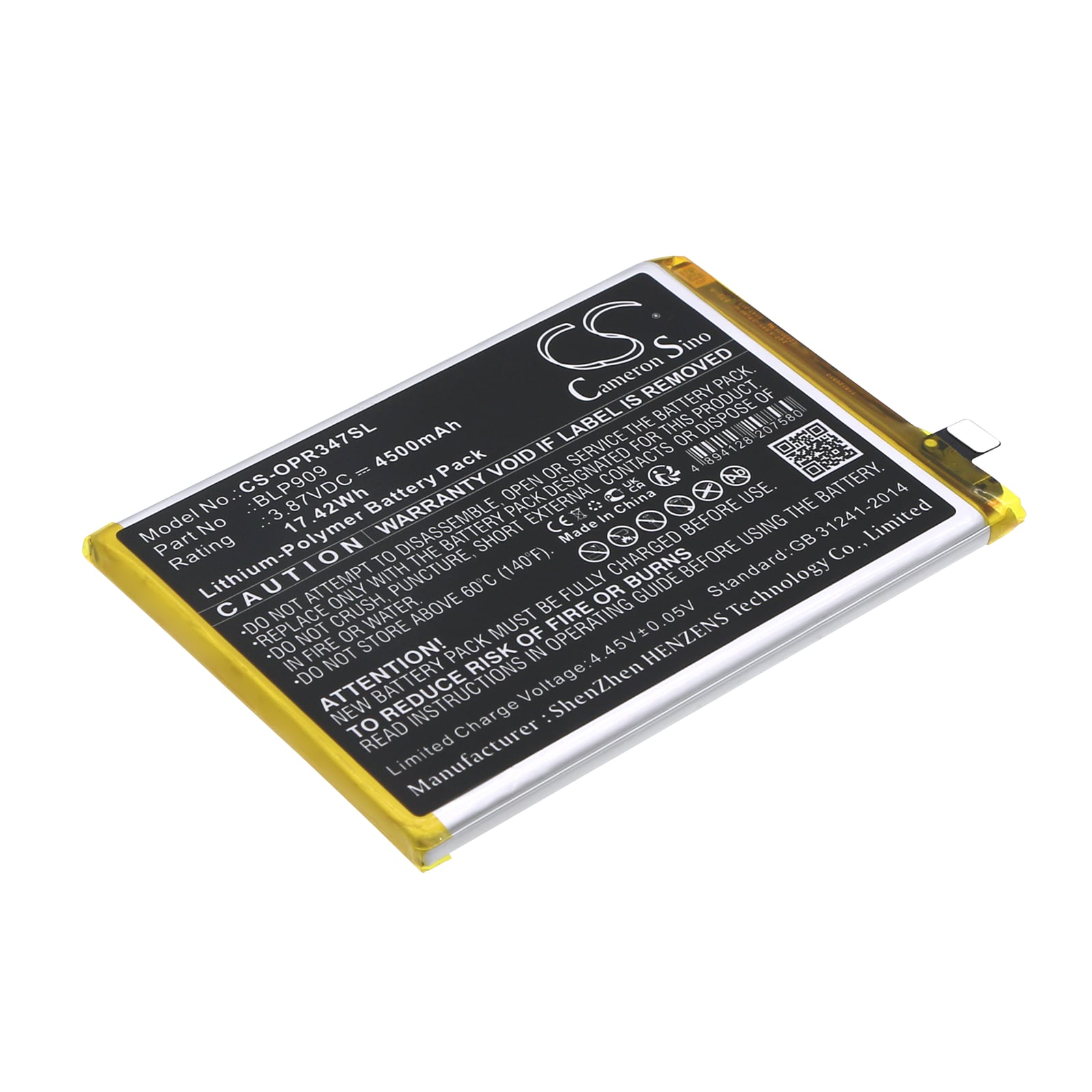 Batteri for SmartPhone, Mobil for OPPO 9 5G 2022, RMX3474, Realme 9