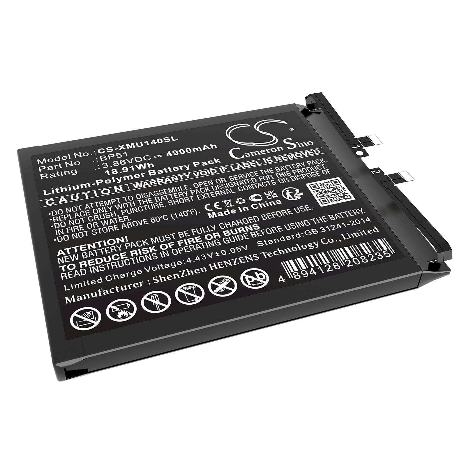 Batteri for SmartPhone, Mobil for Xiaomi 14 Ultra, Mi 14 Ultra