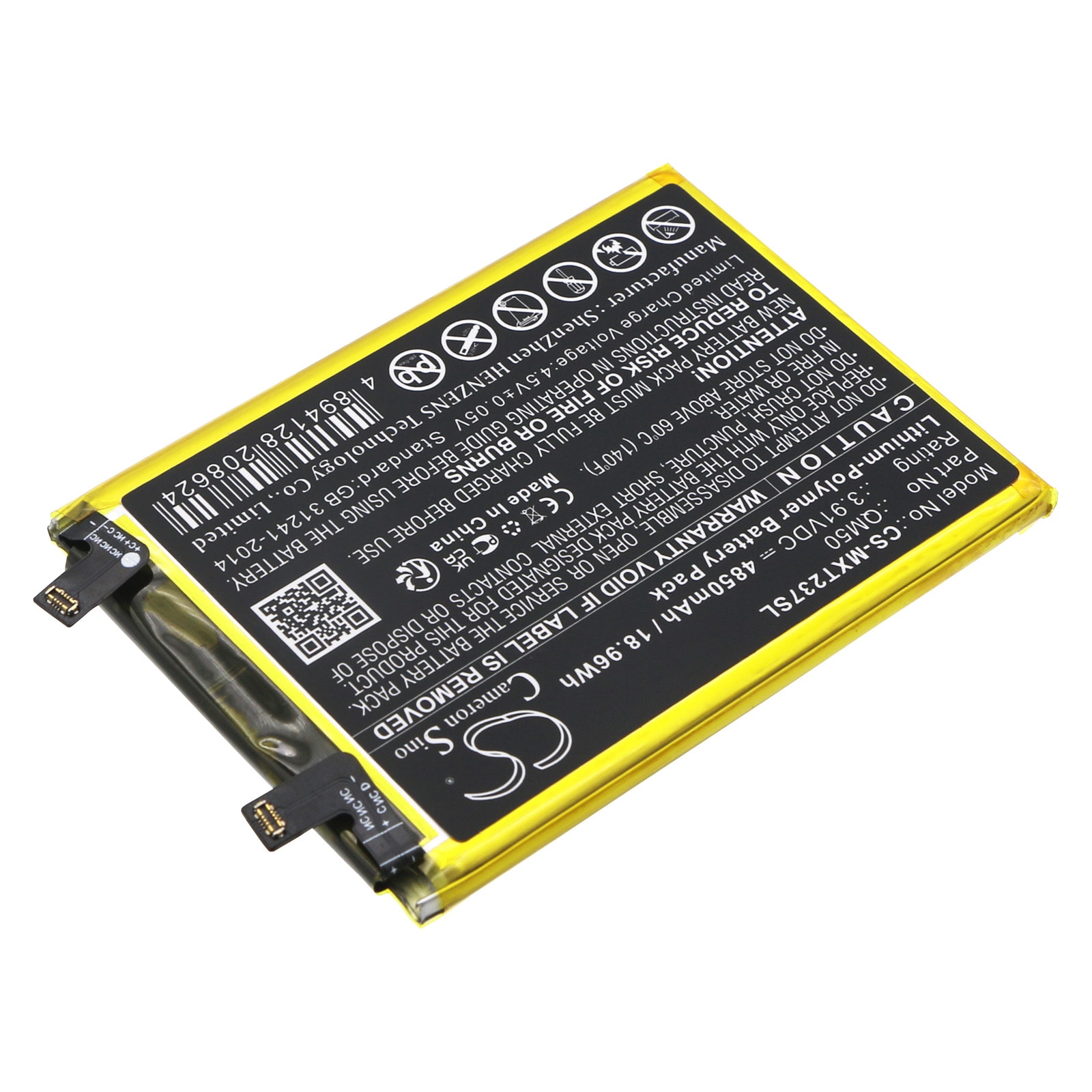 Batteri for SmartPhone, Mobil for Motorola EDGE 40 NEO, XT2307-1, XT2307-2 og andre.