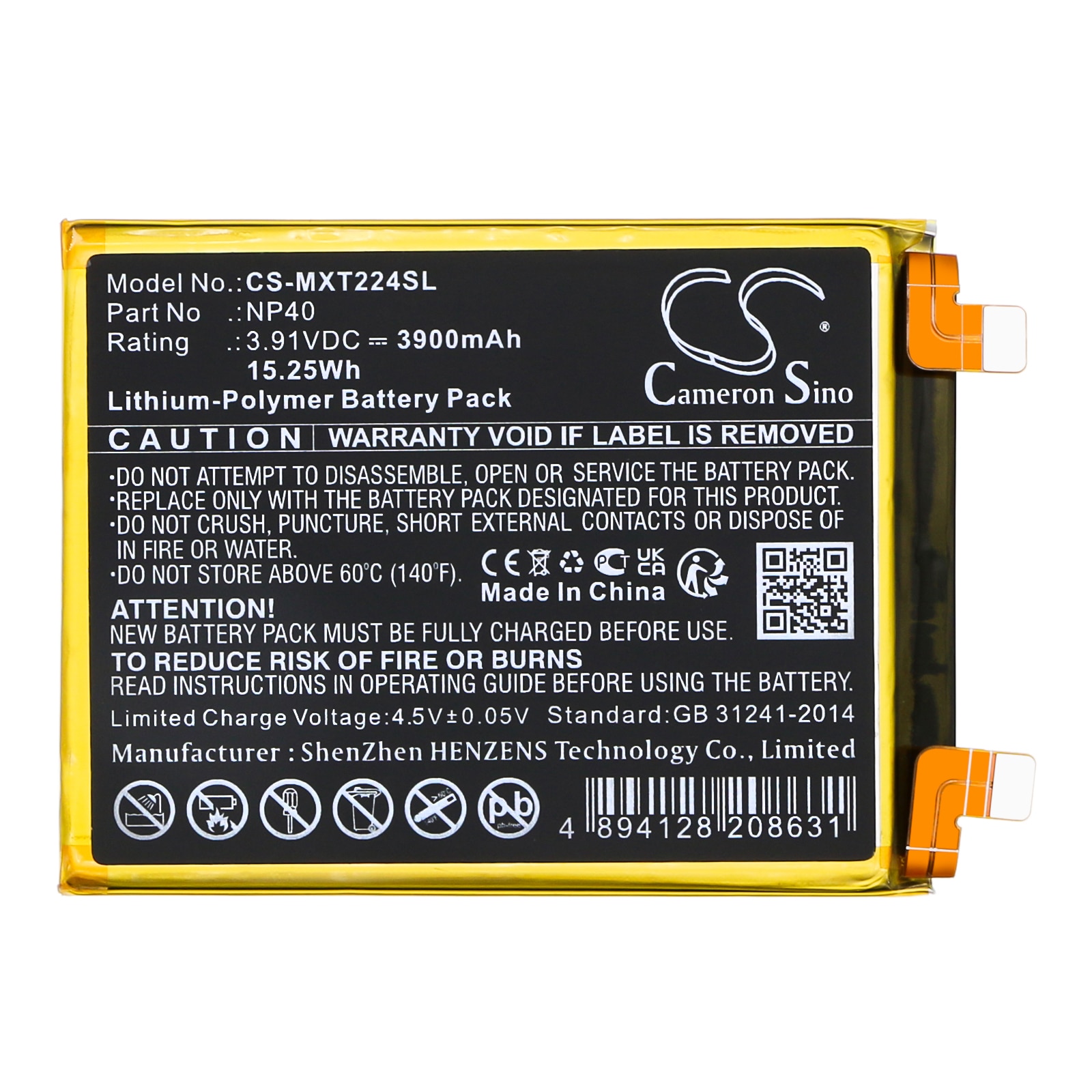 Batteri for SmartPhone, Mobil for Motorola XT2245, EDGE 30 NEO