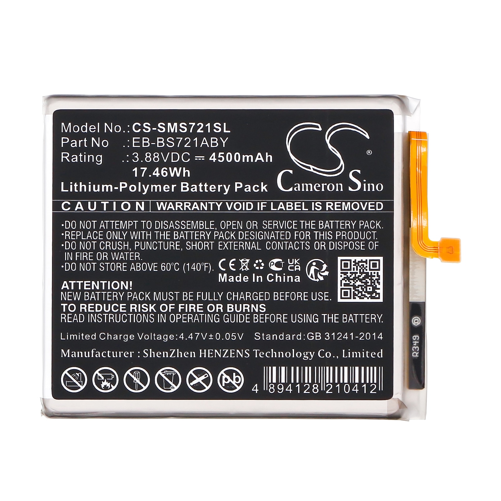 Batteri for SmartPhone, Mobil for Samsung SM-S721, Galaxy S24 FE, SCG30 og andre.