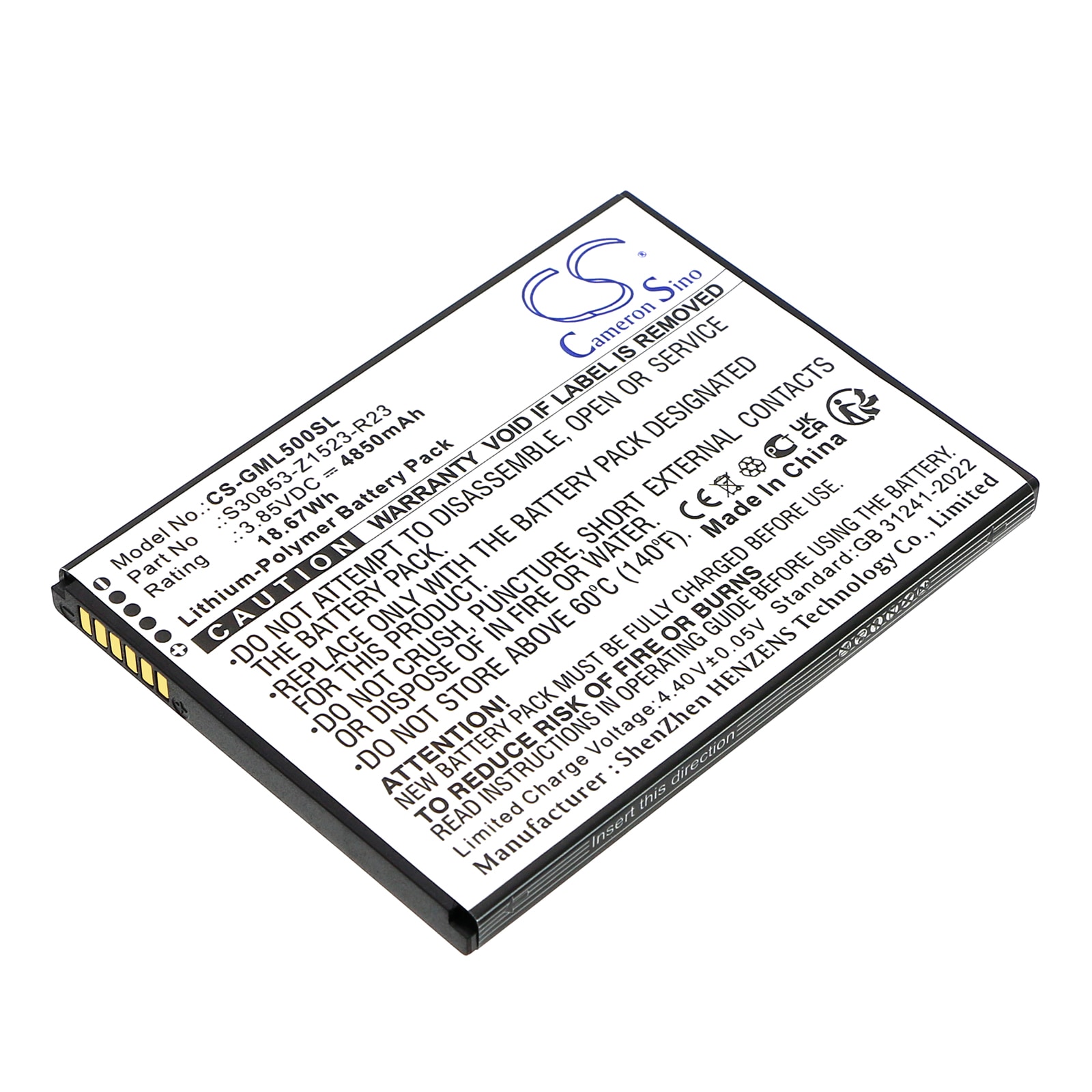 Batteri for SmartPhone, Mobil for Gigaset GS5, GS5 Lite, GS5 Senior