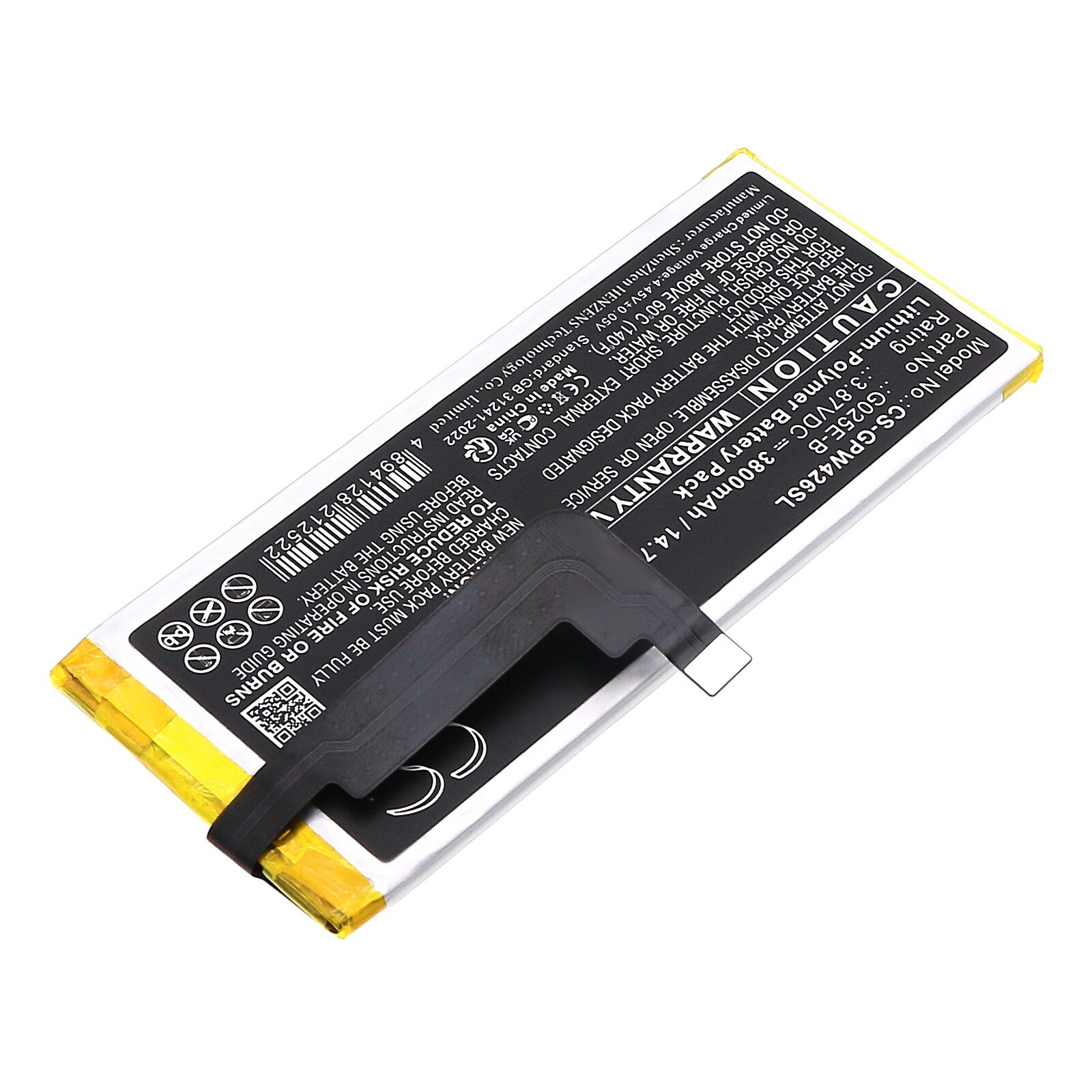 Batteri for SmartPhone, Mobil for Google G025E, G025H, G6QU3 og andre.
