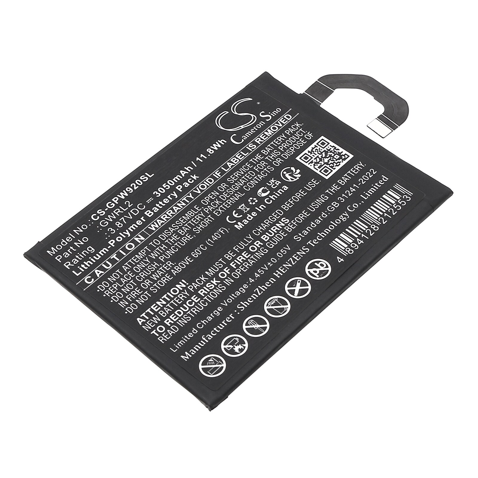 Batteri for smarttelefon, mobil for Google GC15S, GGH2X, Pixel 9 Pro Fold