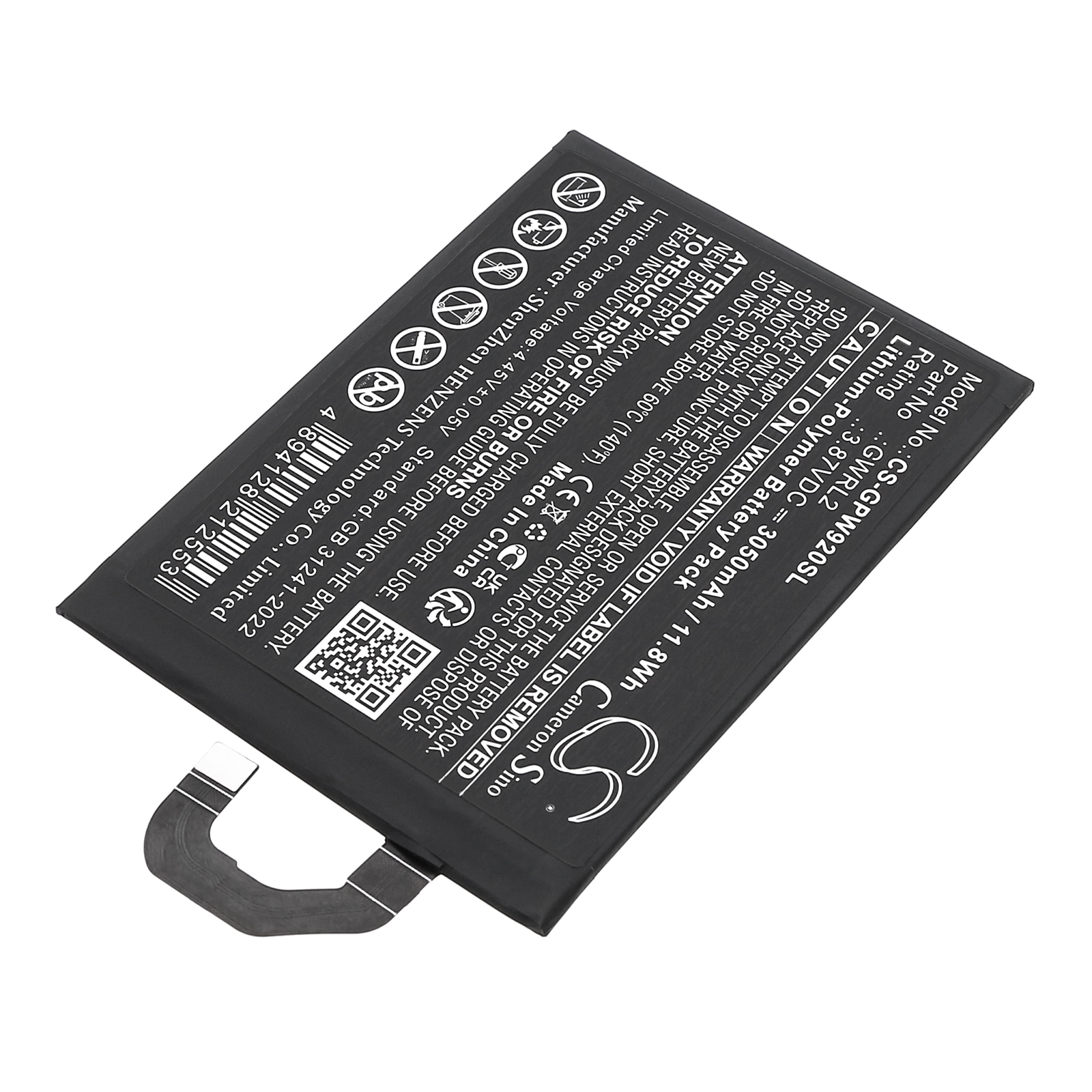 Batteri for smarttelefon, mobil for Google GC15S, GGH2X, Pixel 9 Pro Fold