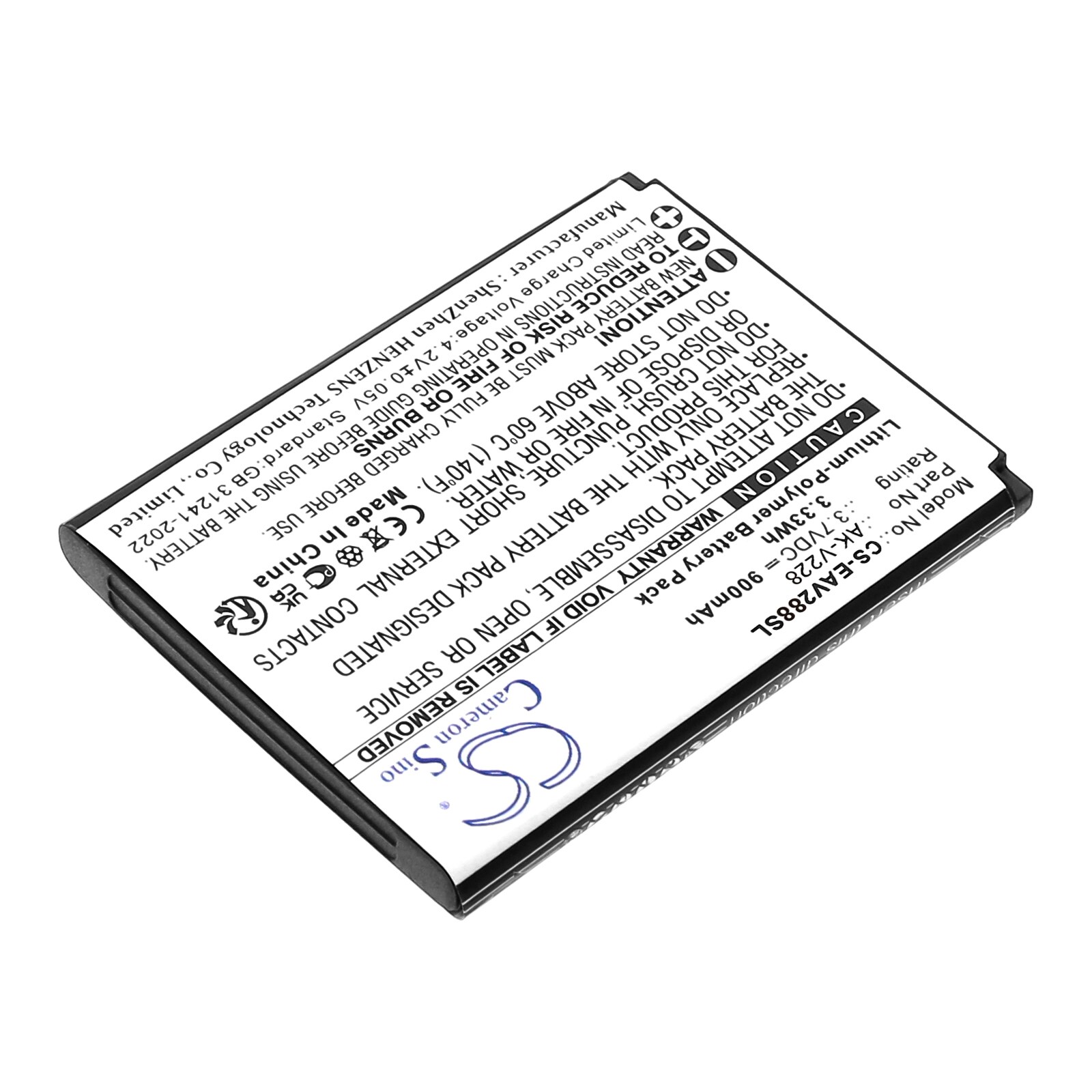 Batteri for SmartPhone, Mobil for Emporia JOY LTE, V228LTE_001, V288 og andre.