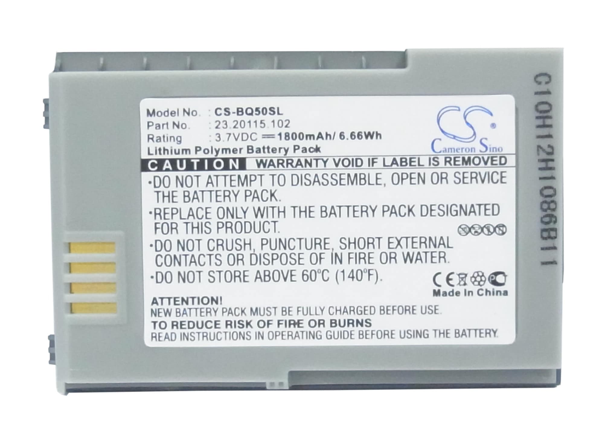 Batteri for SmartPhone, Mobil for Benq-Siemens P50