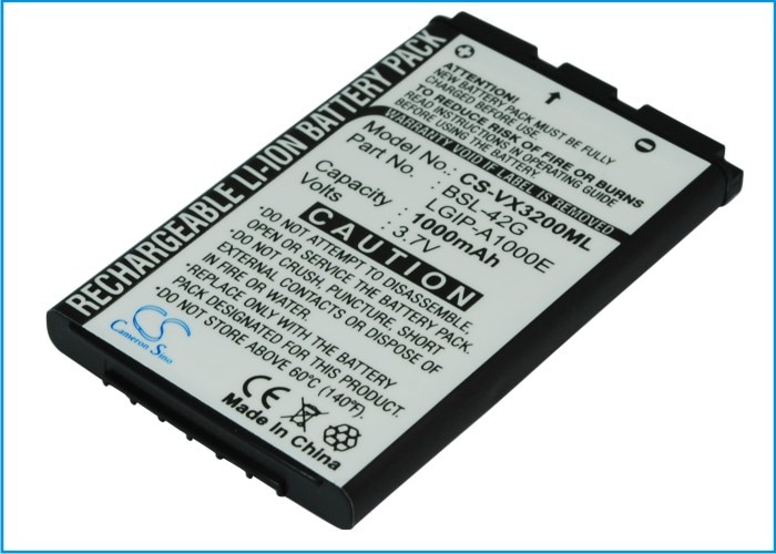 Batteri for SmartPhone, Mobil for LG VX6100, VX4700, AX5000 og andre.