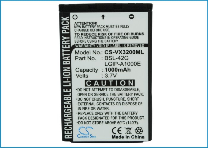 Batteri for SmartPhone, Mobil for LG VX6100, VX4700, AX5000 og andre.