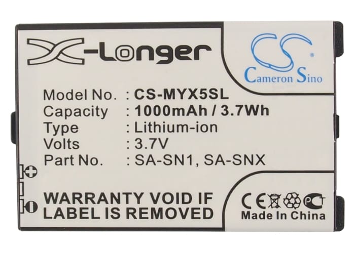 Batteri for SmartPhone, Mobil for Sagem MY-X5, MY-X3, MYX5 og andre.