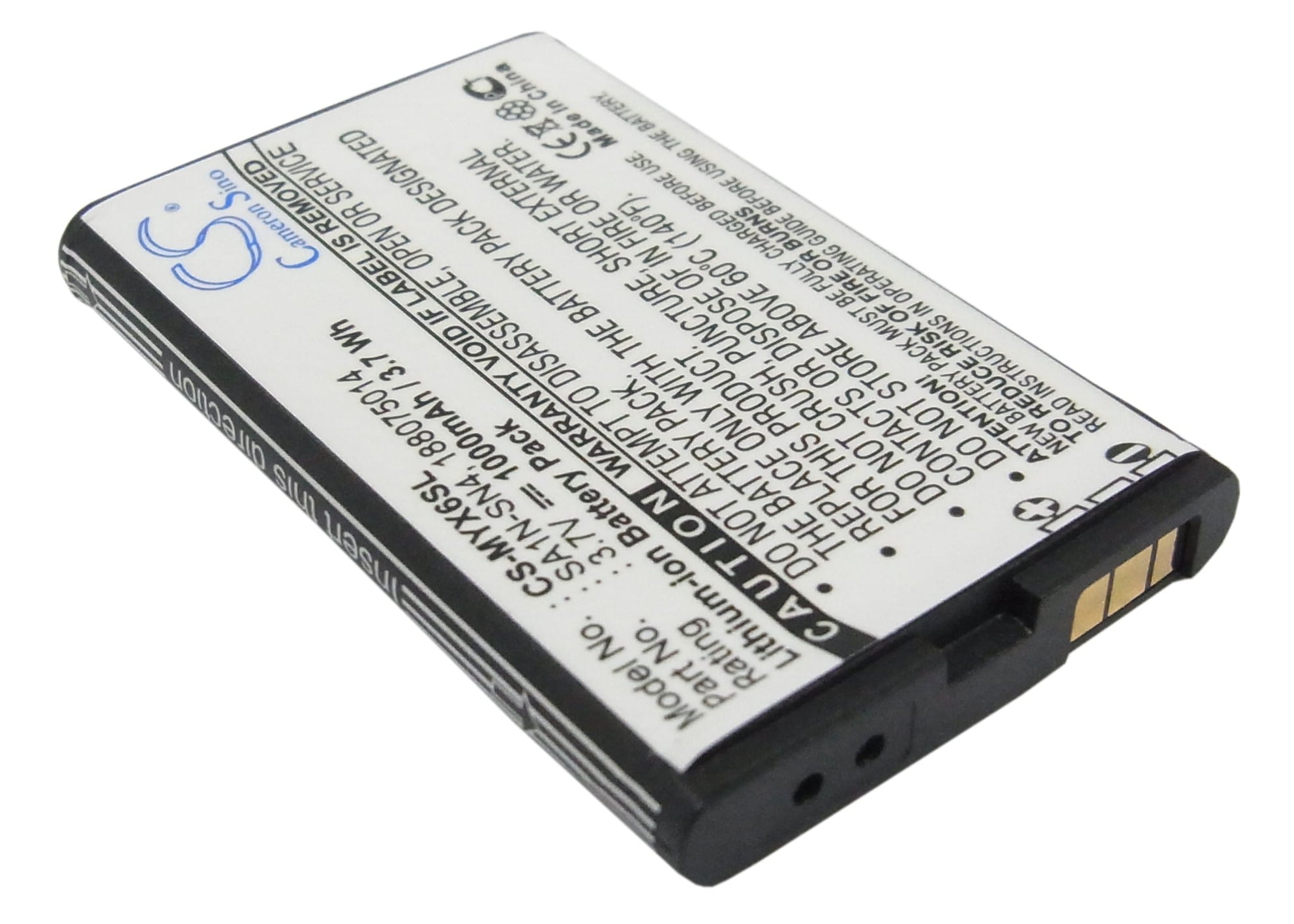 Batteri for SmartPhone, Mobil for Sagem MY-X6, MY-X7, MYV-65 og andre.
