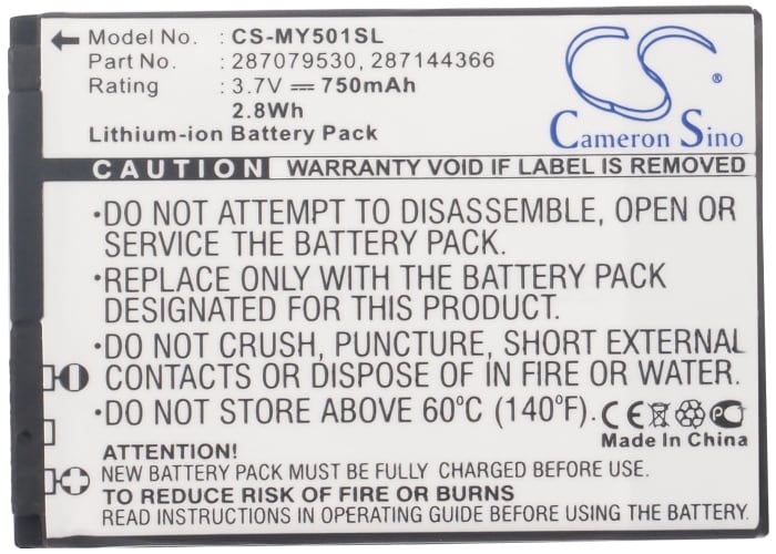 Batteri for SmartPhone, Mobil for Vodafone 540, VF540, 226 og andre.