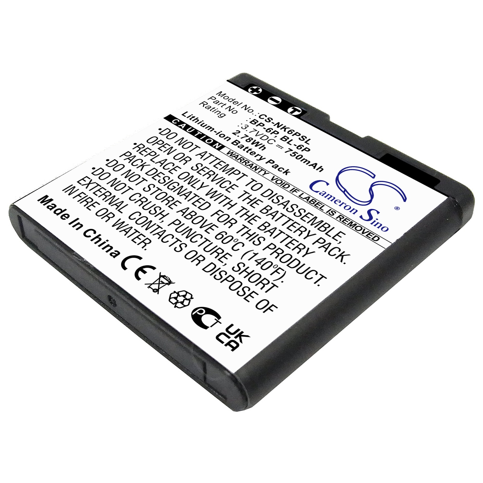 Batteri for SmartPhone, Mobil for Mobiado Professional 105 Damaskus og andre.