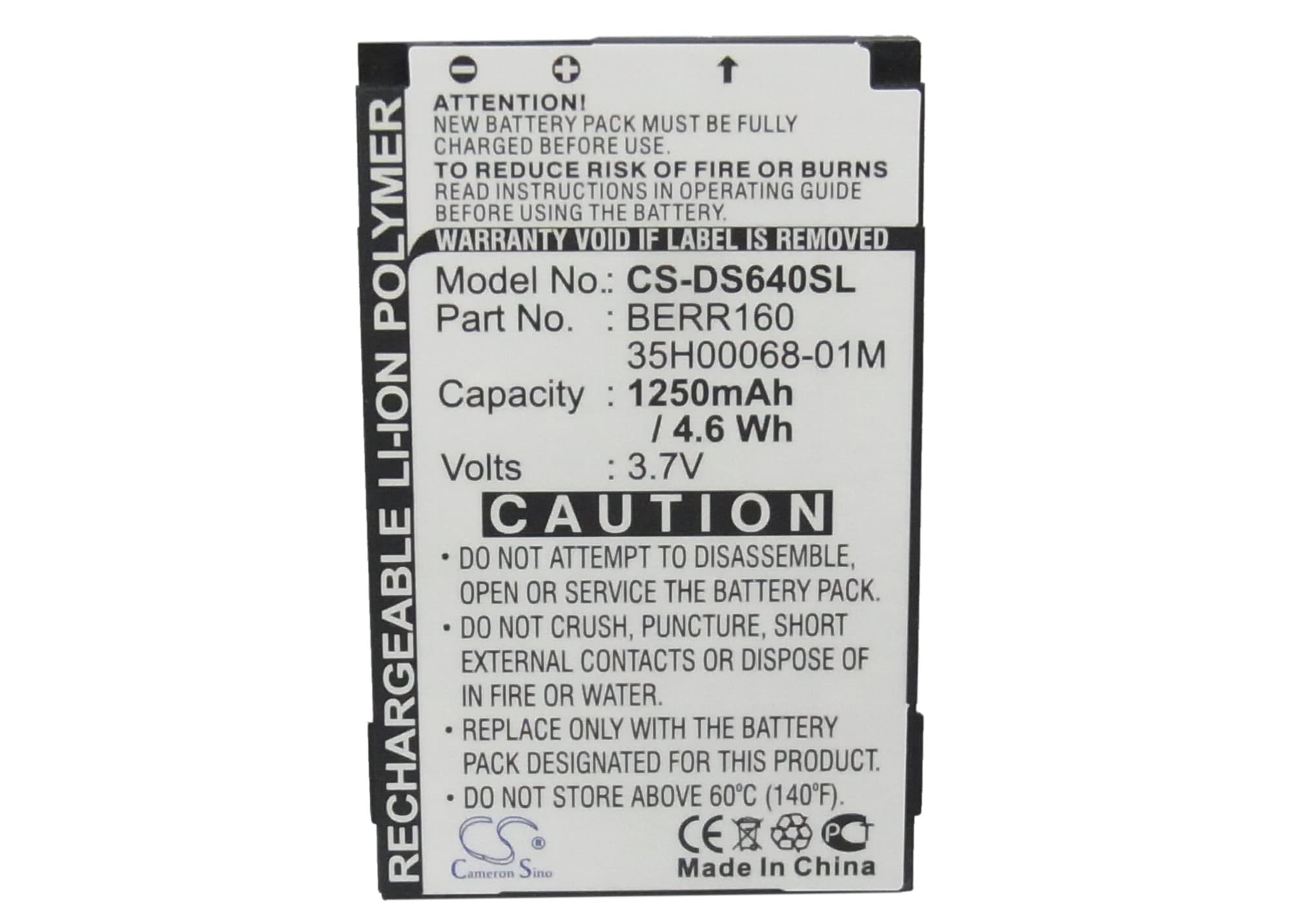 Batteri for SmartPhone, Mobil for HTC Iris, S640, Iris 100