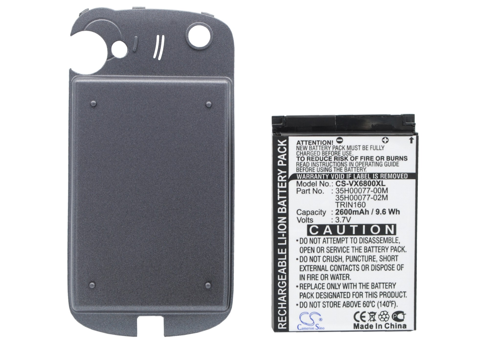 Batteri til SmartPhone, mobil til HTC P4000, Mogul, Titan 100 osv.