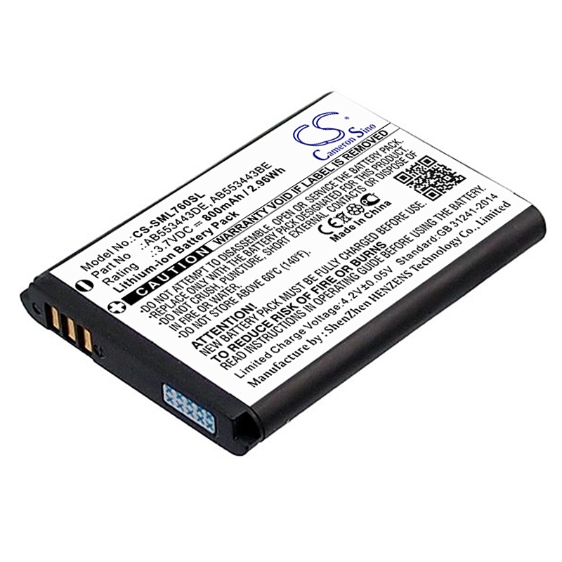 Batteri for SmartPhone, Mobil for Samsung SGH-L760, SGH-L768, SGH-Z620