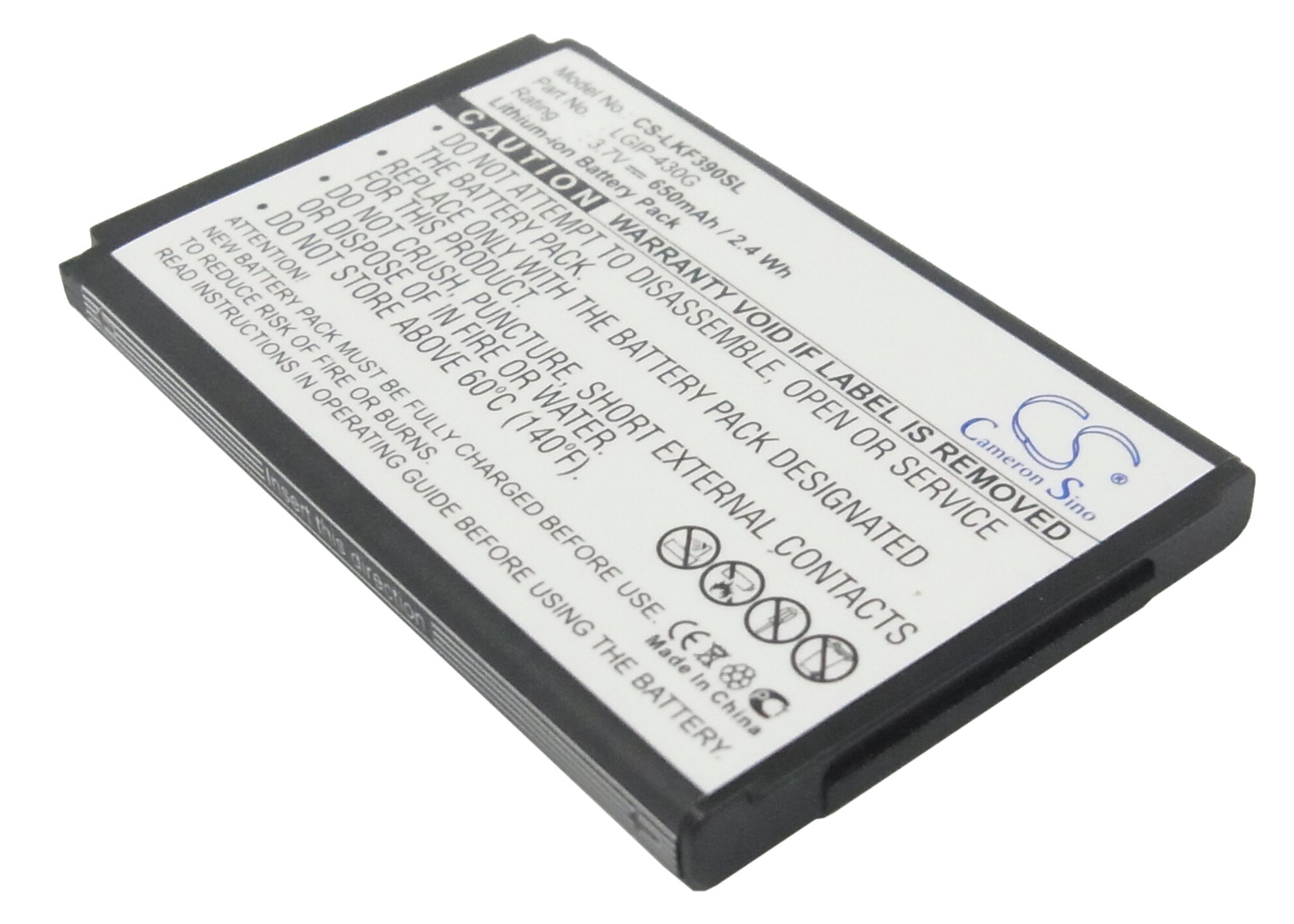Batteri for SmartPhone, Mobil for LG KF390, KF757, GU230