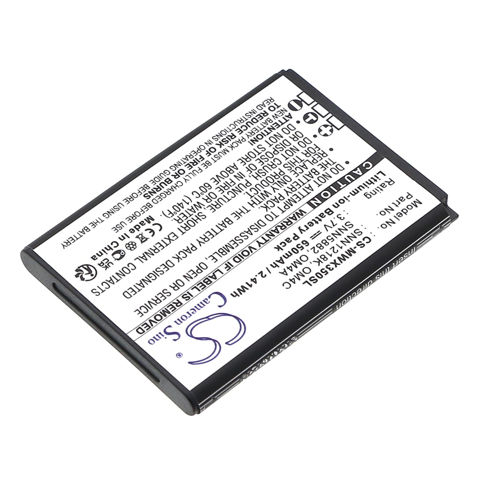Batteri for SmartPhone, mobil for Motorola WX180, WX280, WX288 etc.