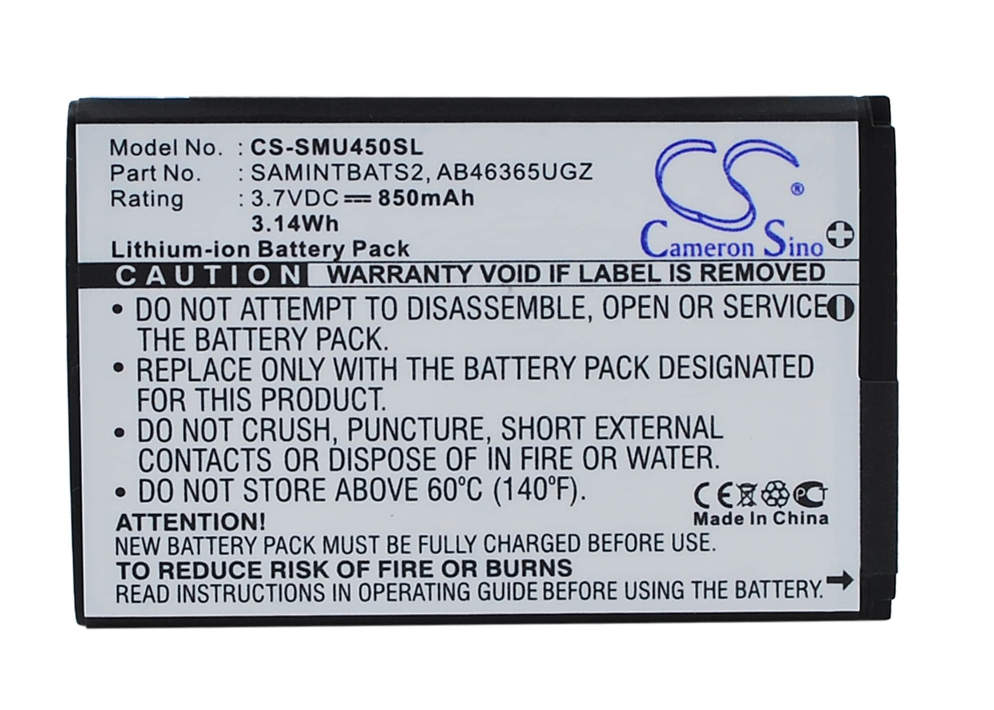 Batteri for SmartPhone, Mobil for Verizon SCH-U460, Intensity II, U460 Intensity II og andre.