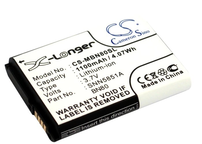 Batteri for SmartPhone, Mobil for Motorola Backflip, Motus, ME600 og andre.