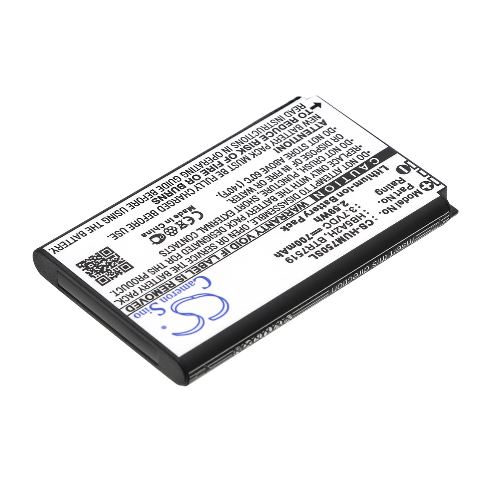 Batteri for smarttelefon, mobil for Cricket Crosswave WiFi bredbåndsruter, EC5805