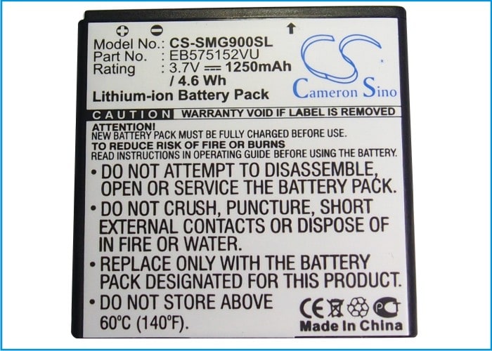 Batteri for SmartPhone, Mobil for T-Mobile Galaxy S 4G, Vibrant 4G, SGH-T959V og andre.