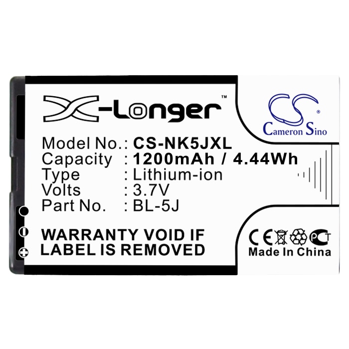 Batteri for SmartPhone, Mobil for Nokia 5800, 5800T, 5800 XpressMusic etc.