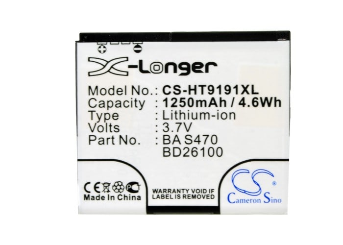 Batteri for SmartPhone, Mobil for T-Mobile myTouch HD, PD98120