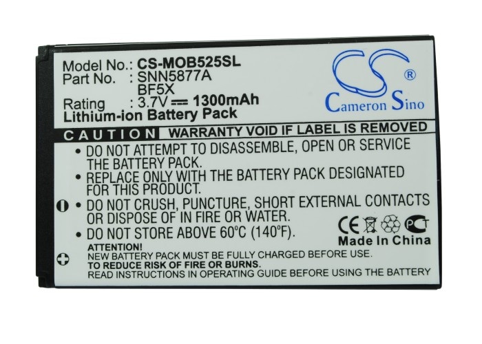 Batteri for SmartPhone, Mobil for Motorola MB525, MB520, Defy etc.