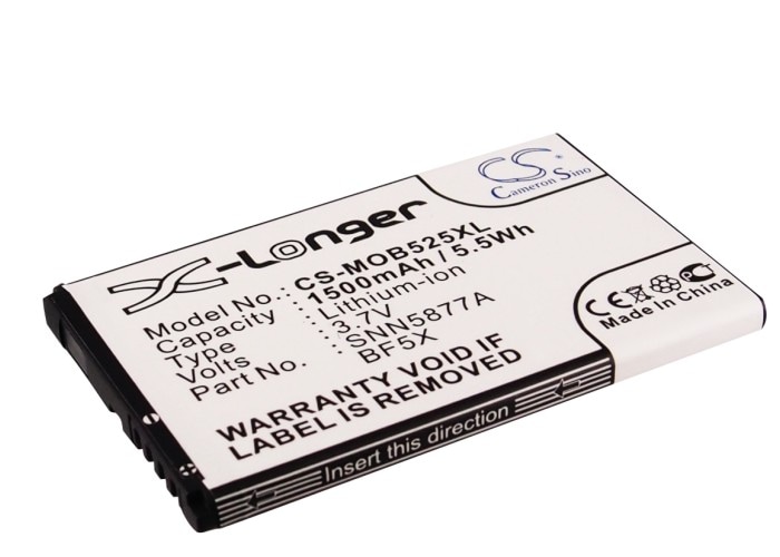 Batteri for SmartPhone, Mobil for Motorola MB525, MB520, Defy etc.