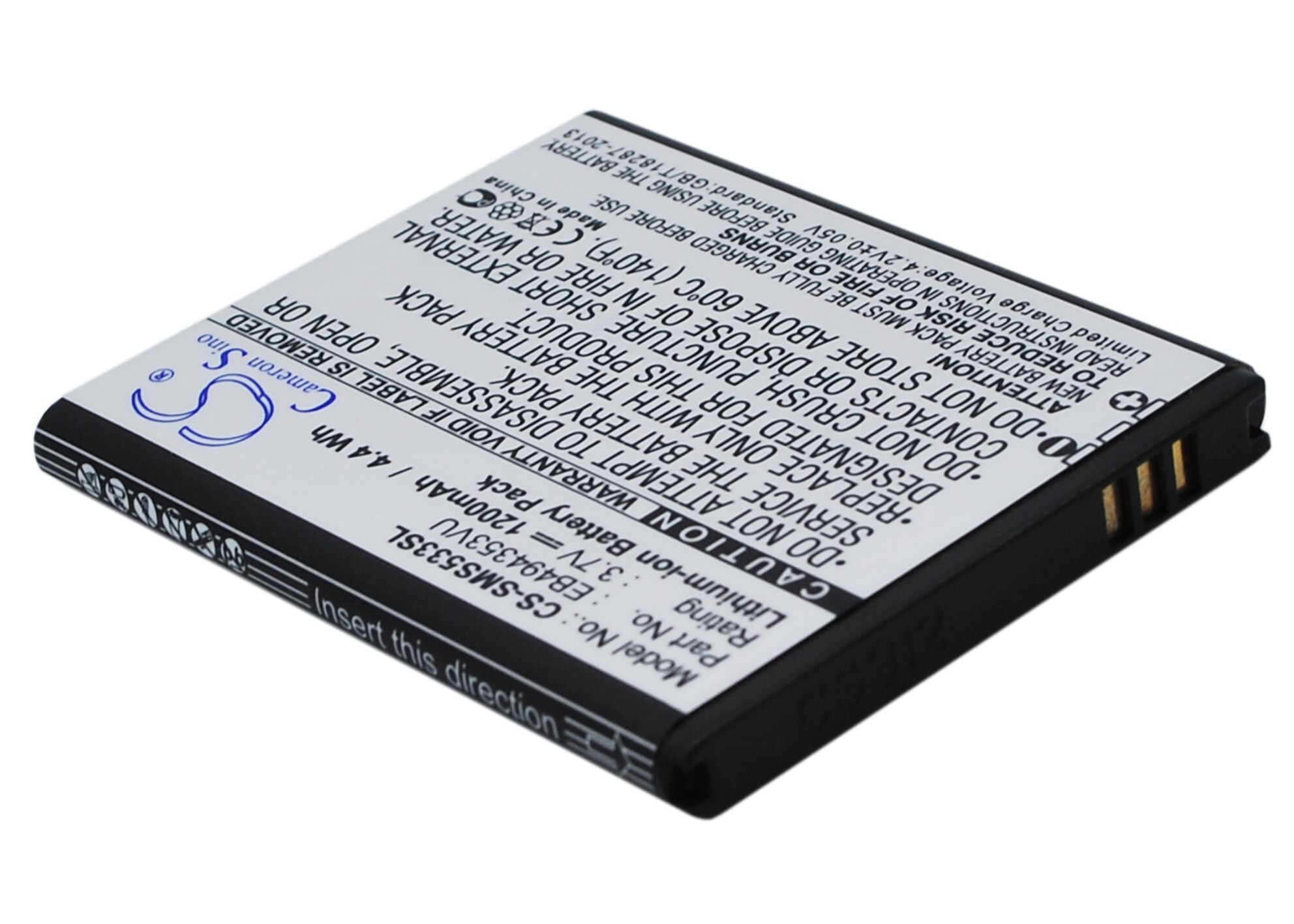 Batteri for SmartPhone, Mobil for Samsung GT-S5570, Galaxy Mini, GT-S5250 og andre.