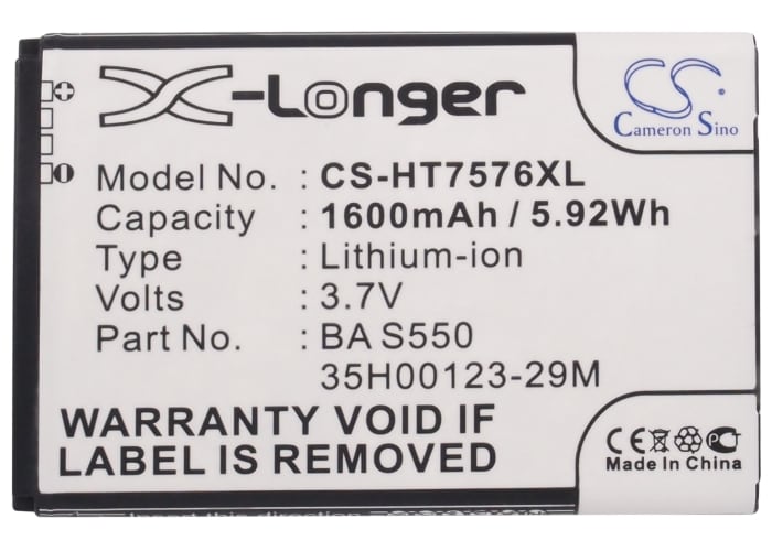 Batteri for SmartPhone, Mobil for HTC 7 Pro, T7576