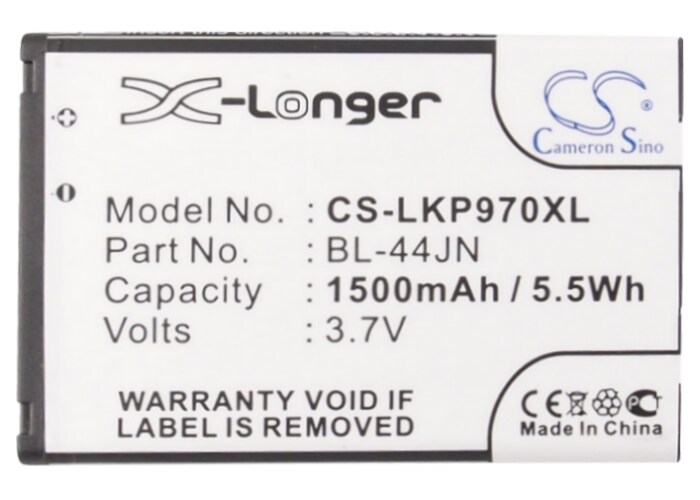 Batteri for SmartPhone, Mobil for T-Mobile LGE739, myTouch