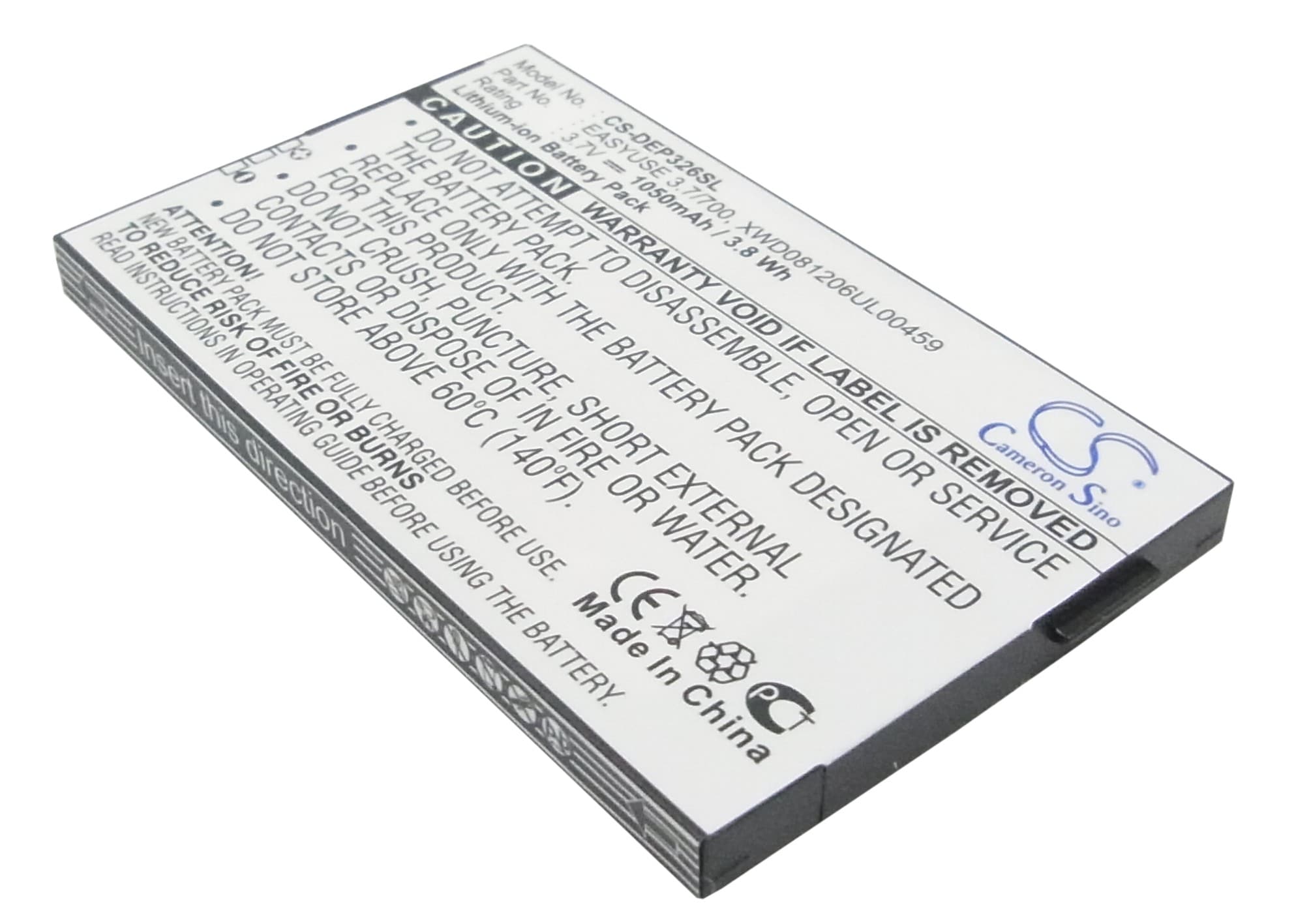 Batteri til SmartPhone, mobil til Doro PhoneEasy 326, PhoneEasy 326GSM osv.