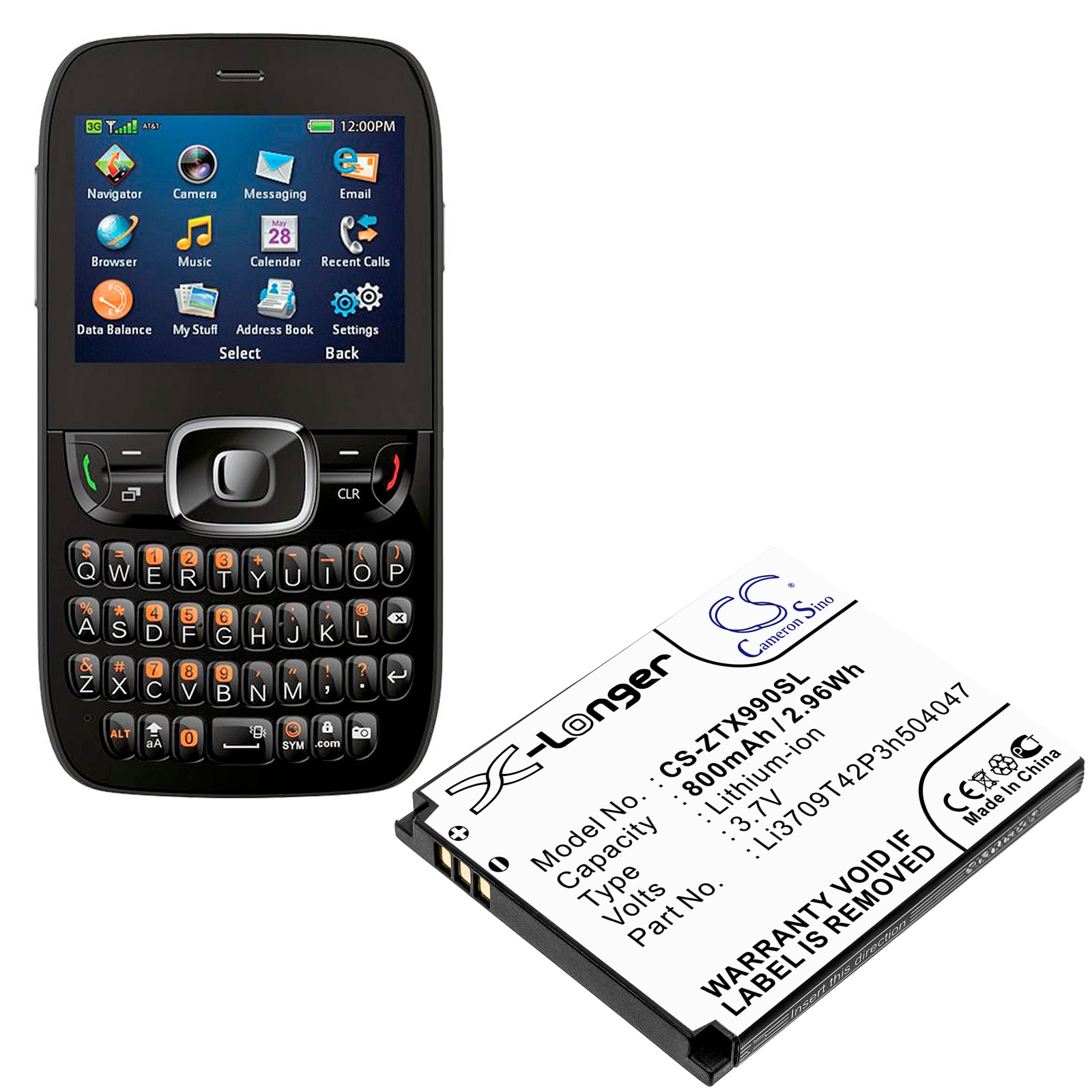 Batteri for SmartPhone, Mobil for T-Mobile Beat, Vibe E200