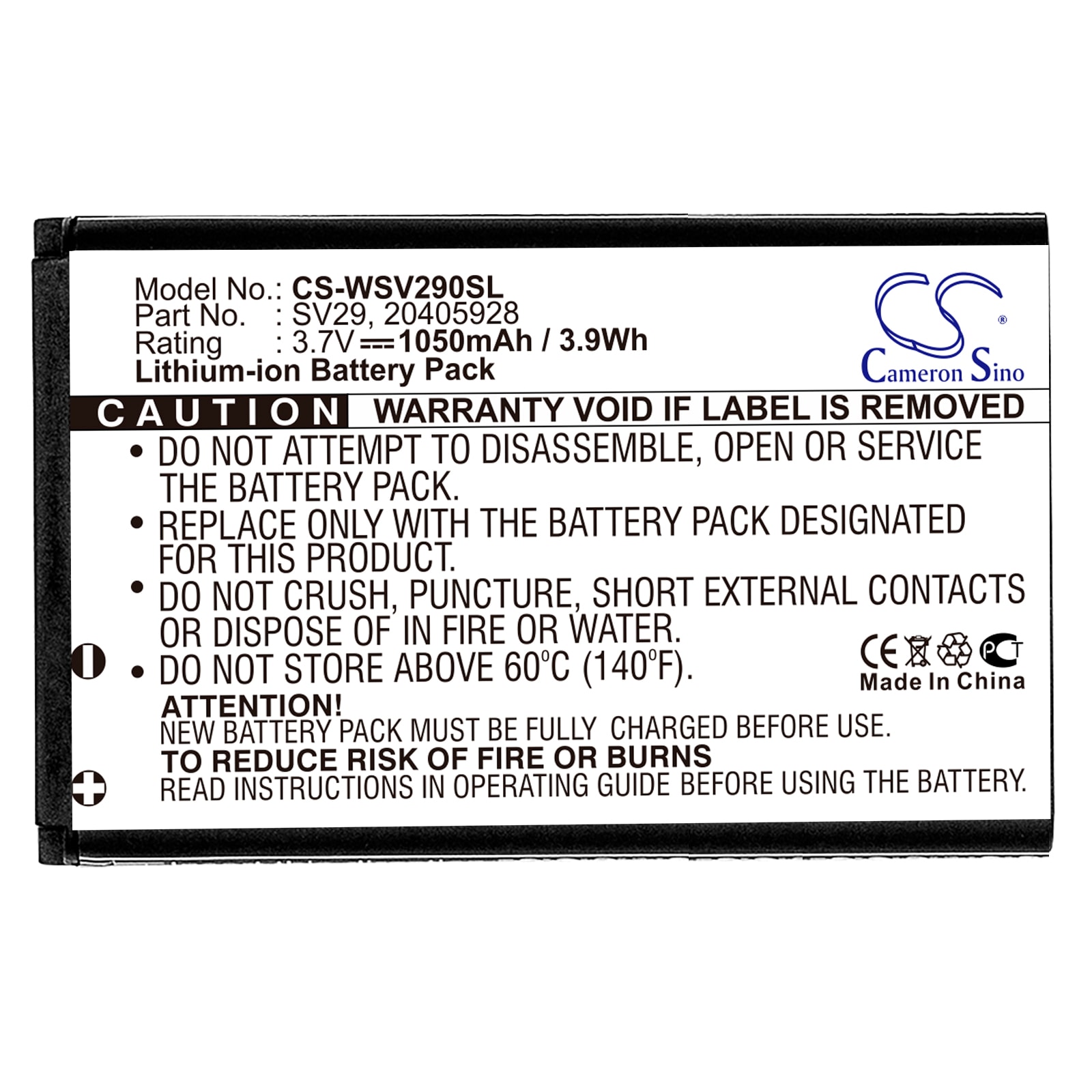 Batteri for smarttelefon, mobil for Maas CP-228-EU