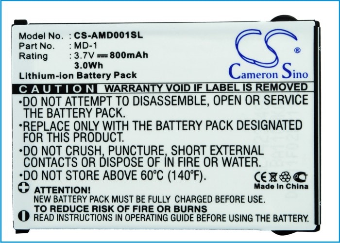 Batteri for SmartPhone, mobil for AMOI MD-1