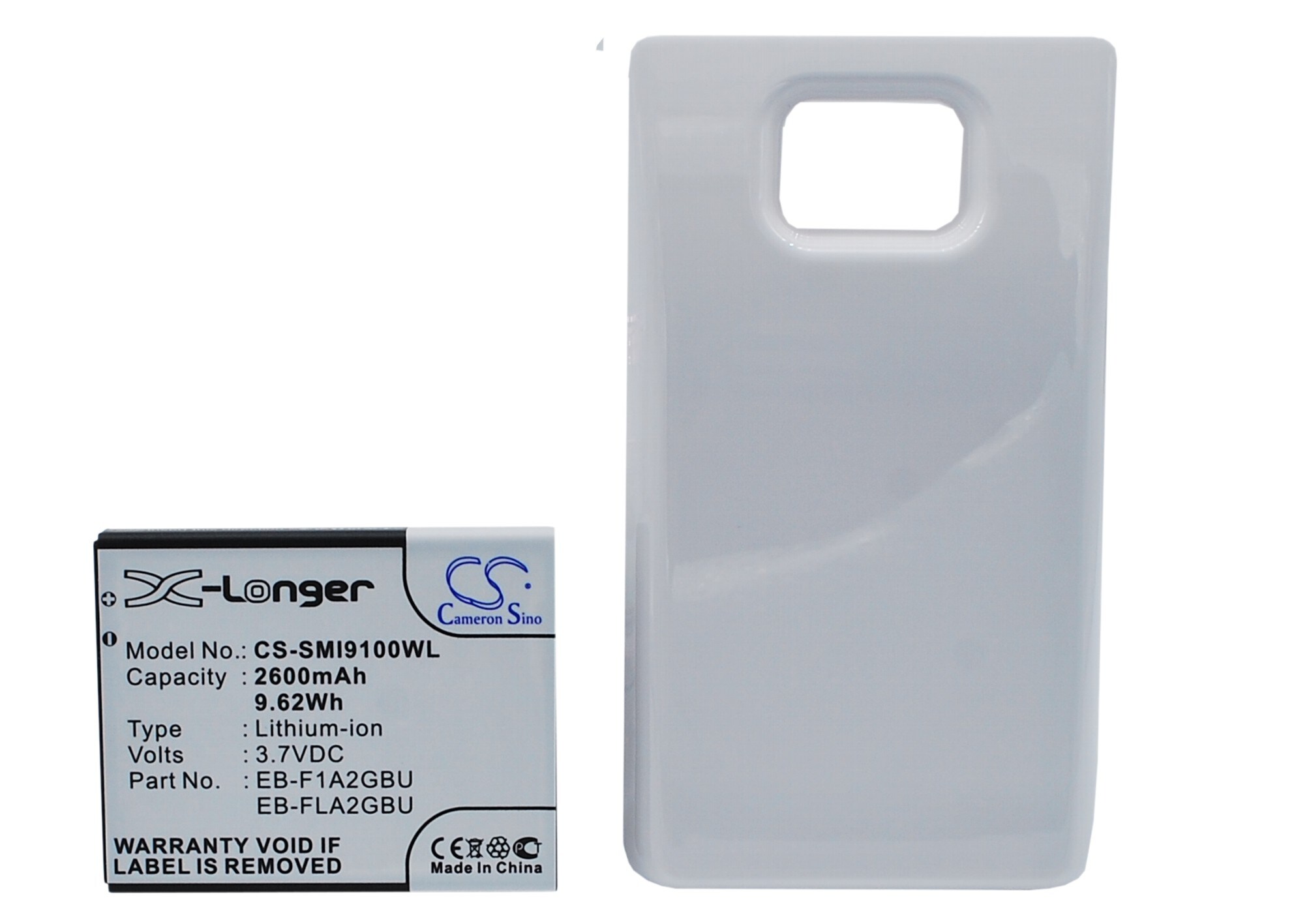 Batteri for SmartPhone, Mobil for Samsung Galaxy S II, Galaxy S2, GT-I9100