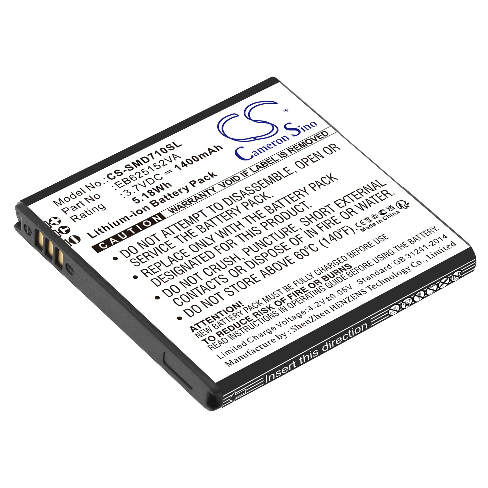 Batteri for SmartPhone, Mobil for Samsung SPH-D710, SCH-I929, Galaxy SII DUO