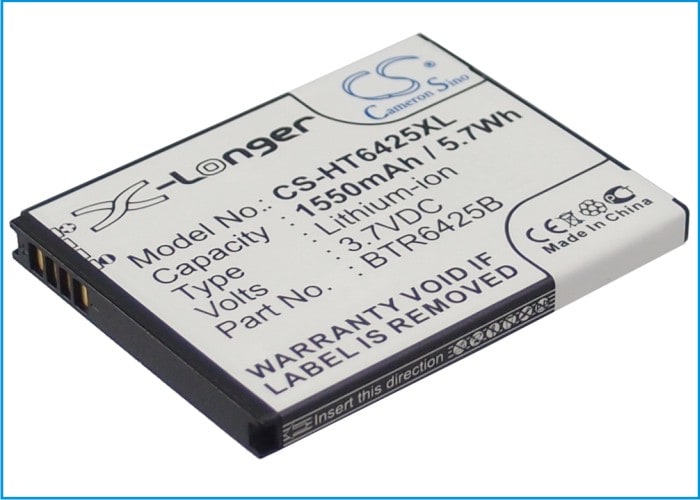 Batteri for SmartPhone, mobil for HTC Rezound, Vigor, ThunderBolt 2 osv.