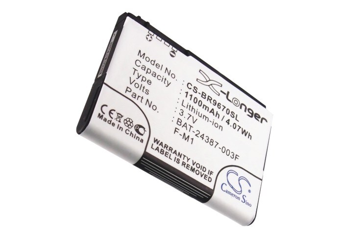 Batteri for SmartPhone, Mobil for Blackberry Pearl 3G, Pearl 2, Pearl 9100 etc.