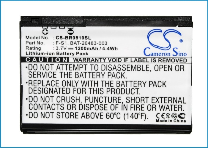 Batteri for SmartPhone, mobil for Blackberry Torch, Torch 9800, Torch 2 9810 osv.