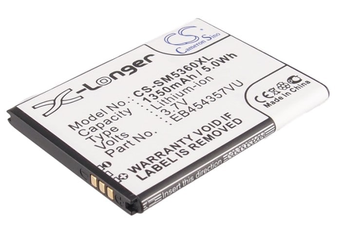 Batteri for SmartPhone, Mobil for Samsung GT-S5360, Galaxy Y, GT-S5380 og andre.