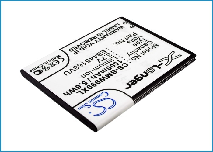 Batteri for SmartPhone, Mobil for Samsung SGH-W999, SCH-W999, GT-S7530 og andre.